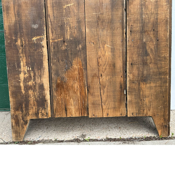 American Painted Pine One-Door Display Cupboard