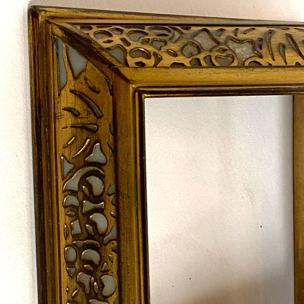American Tiffany Studios Bronze Dore Grapevine 930 Desk Calendar Frame