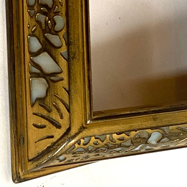 American Tiffany Studios Bronze Dore Grapevine 930 Desk Calendar Frame