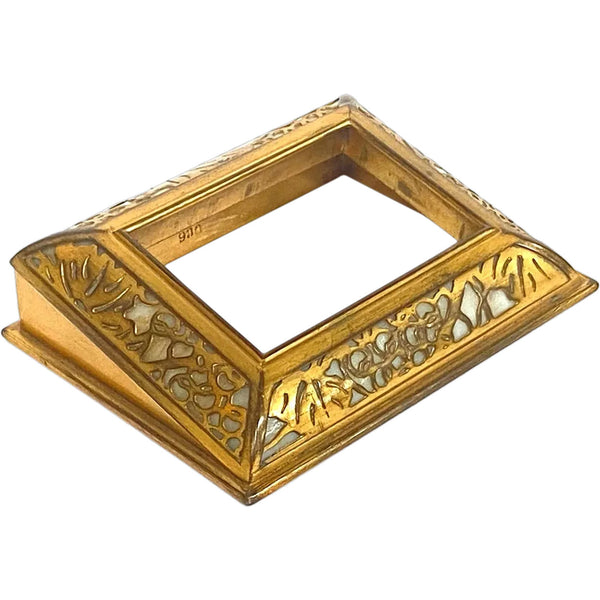 American Tiffany Studios Bronze Dore Grapevine 930 Desk Calendar Frame