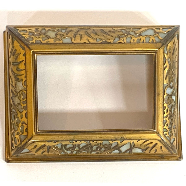 American Tiffany Studios Bronze Dore Grapevine 930 Desk Calendar Frame