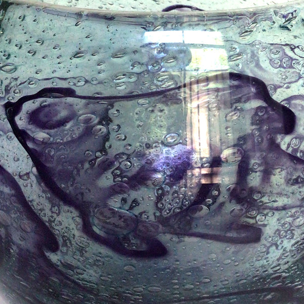 Vintage Swedish OLLE BROZEN for Kosta Boda Glass Underworld Fish Vase