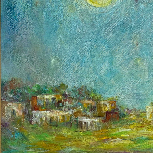 ELIANA MENASSE Pastel Landscape, Moonlit Sky