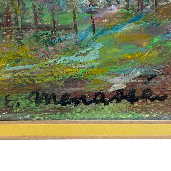 ELIANA MENASSE Pastel Landscape, Moonlit Sky