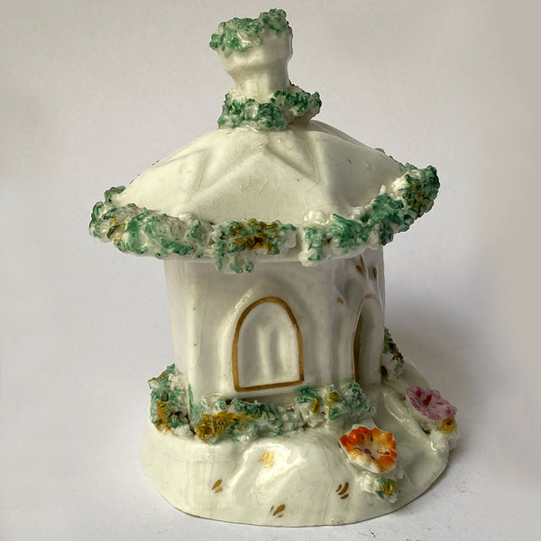 English Victorian Staffordshire Porcelain House Pastille Burner