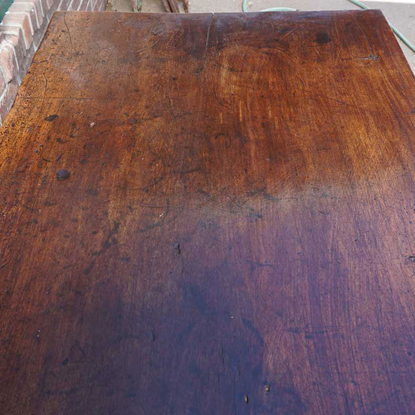 Early Spanish Baroque Chestnut Work Table