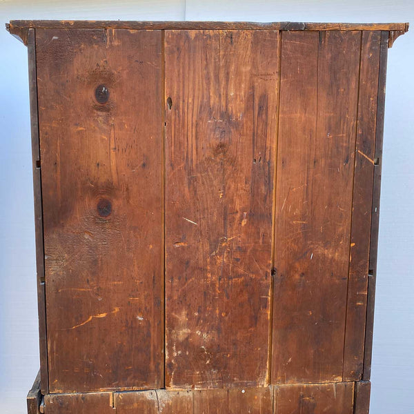 American Southern Butternut Two-Part Stepback Cabinet
