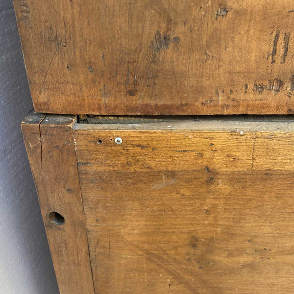 American Southern Butternut Two-Part Stepback Cabinet