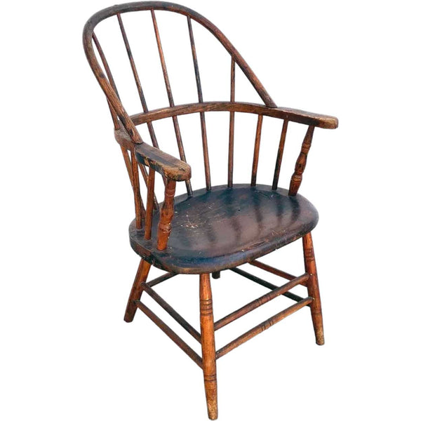 American Oak Sack-Back Pub Windsor Armchair