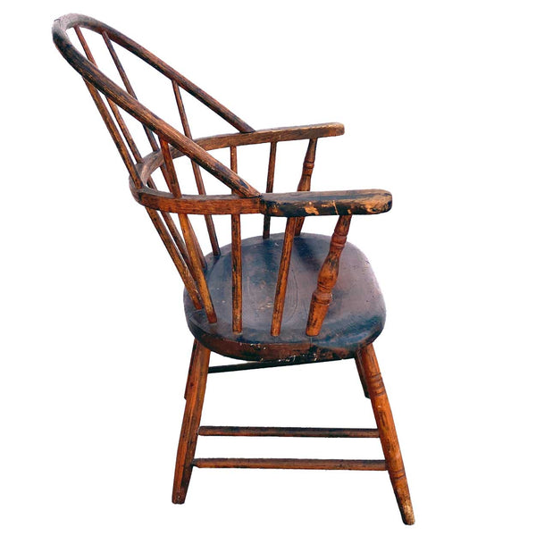 American Oak Sack-Back Pub Windsor Armchair