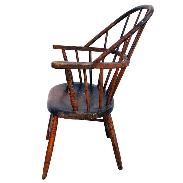 American Oak Sack-Back Pub Windsor Armchair