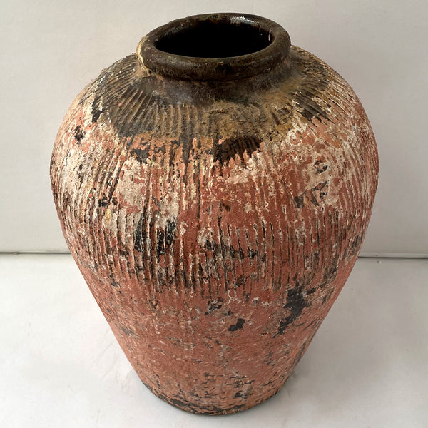 Chinese Zhejiang Pottery Mijiu (Rice Wine) Storage Jar