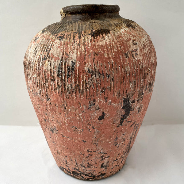 Chinese Zhejiang Pottery Mijiu (Rice Wine) Storage Jar