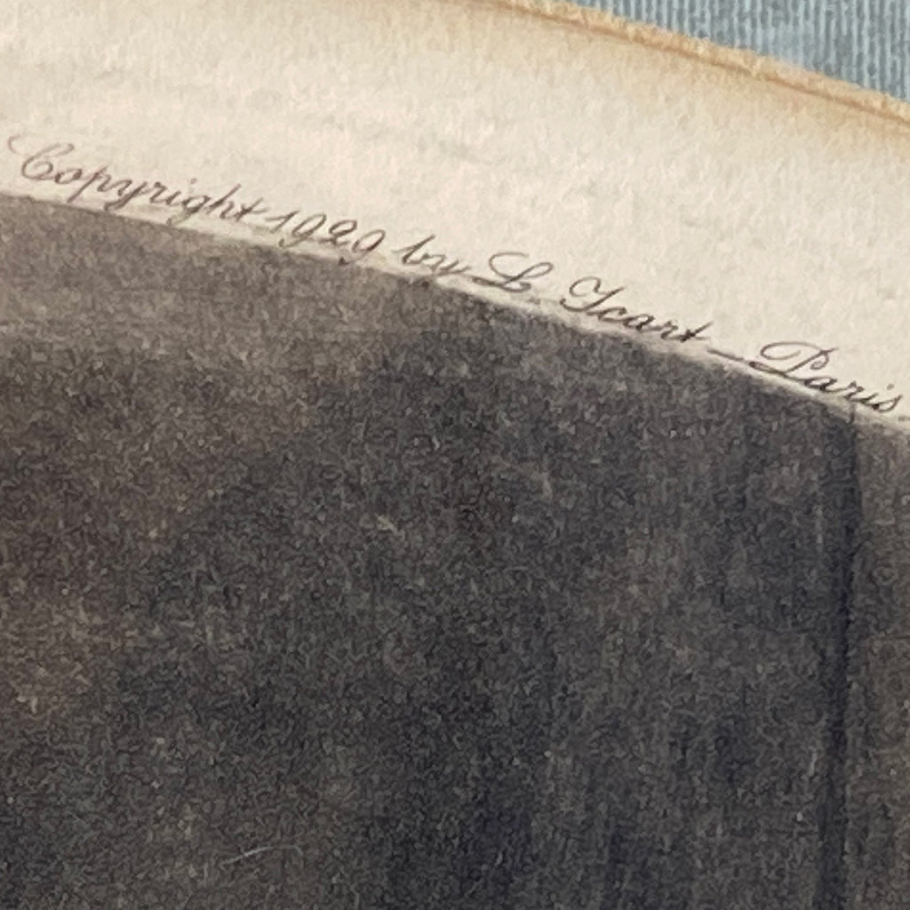 LOUIS ICART Color Drypoint and Aquatint Etching on Paper, Lady with ...