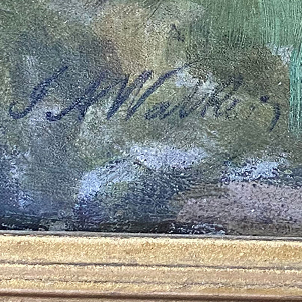 JAMES ALEXANDER WALKER Oil on Canvas Painting, Napoleonic Military Scene