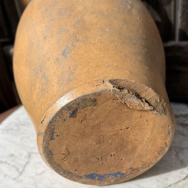 American New England Primitive Stoneware Pottery One-Handle Jug