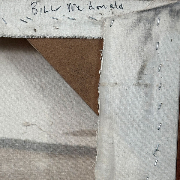 BILL McDONALD Oil on Canvas Painting, Field Landscape