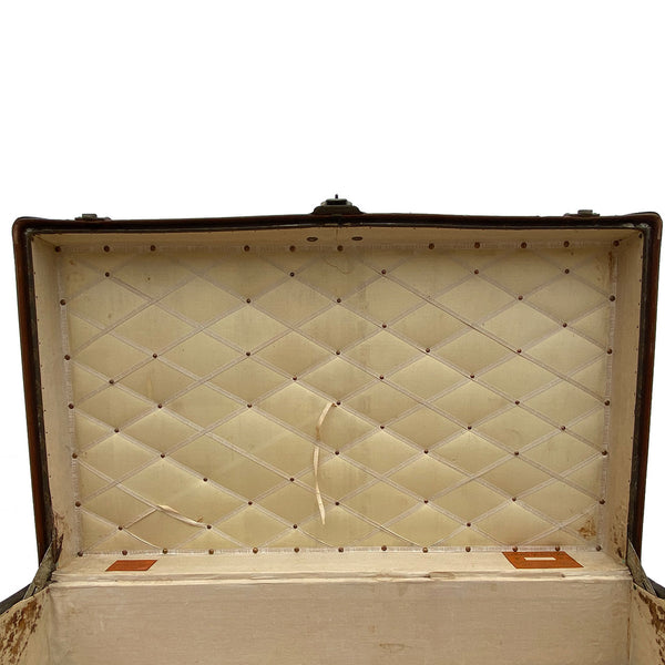 French Louis Vuitton for Arthur Gilmore Classic Monogram Canvas Steamer Trunk