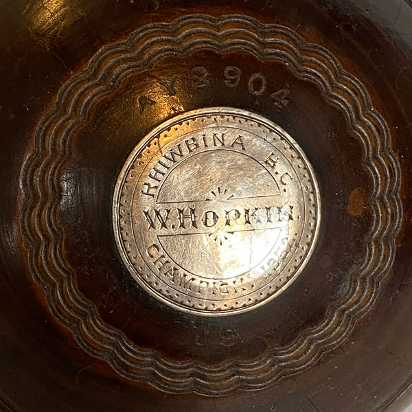 Set Three Vintage Scottish Thomas Taylor Lignum Vitae Sporting Trophy Lawn Bowls
