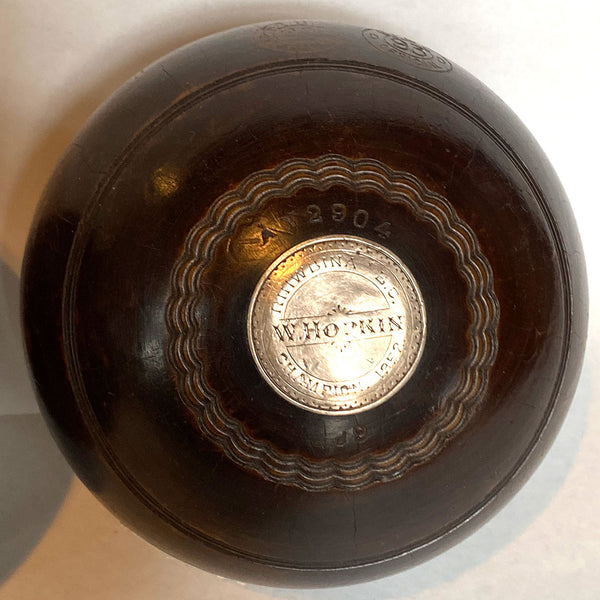 Set Three Vintage Scottish Thomas Taylor Lignum Vitae Sporting Trophy Lawn Bowls