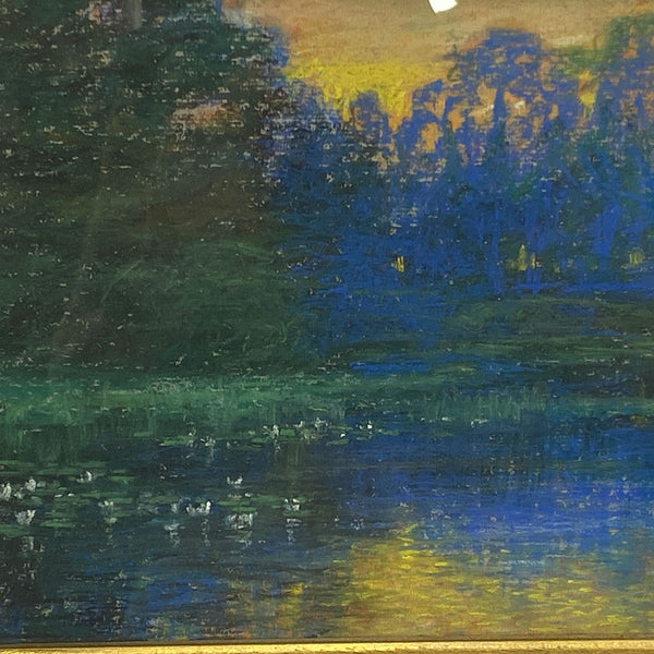 CHARLES EDWARD PROCTOR Pastel Landscape, Riverside