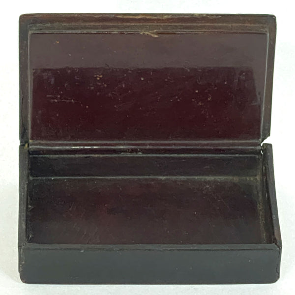 German Stobwasser-Type Lacquered Papier-Mache Snuff Box, Portrait of a Lady