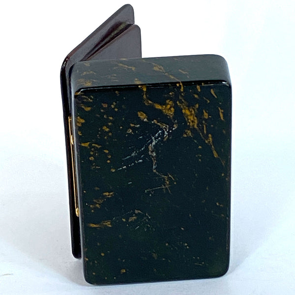 German Stobwasser Lacquered Papier-Mâché Snuff Box, The Love Letter