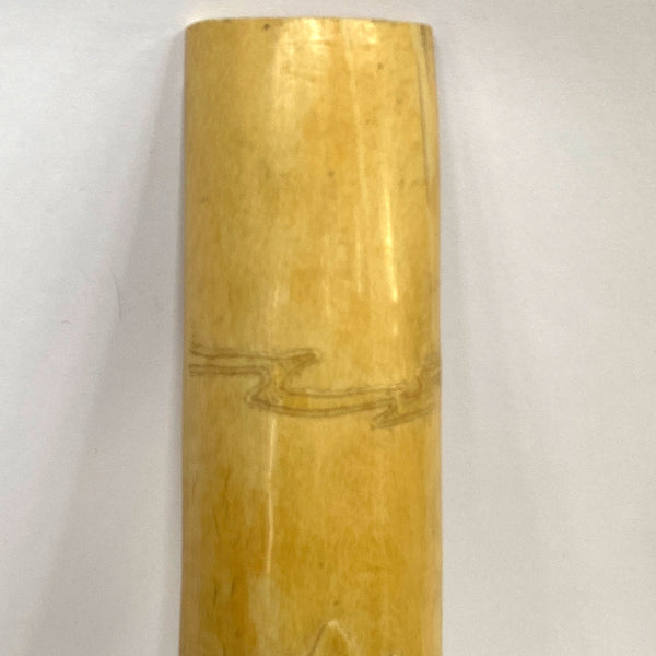 Chinese Qing Carved Ivory Scholar's Wrist Rest