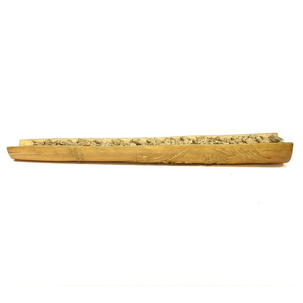 Chinese Qing Carved Ivory Scholar's Wrist Rest
