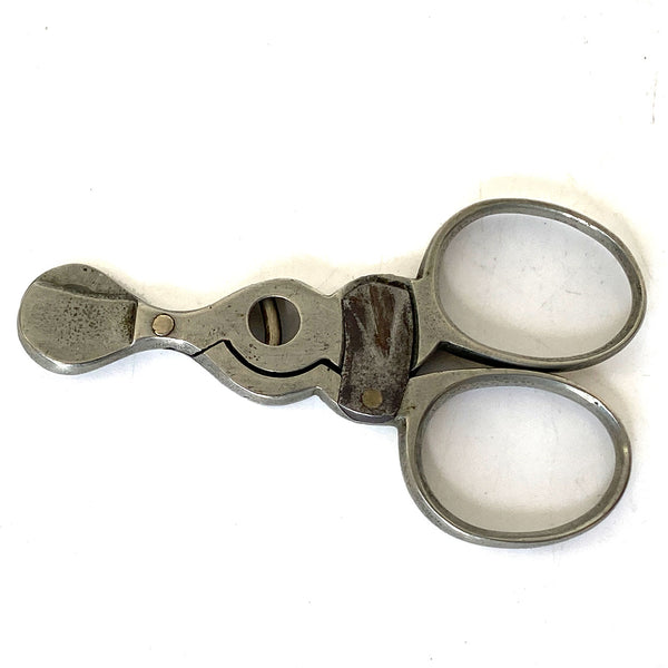 Victorian Horn Snuff Box and Cigar Cutter