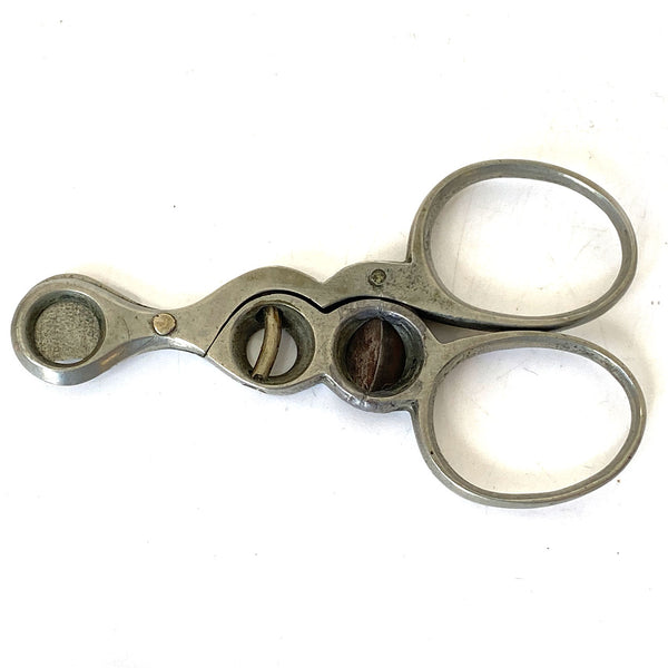 Victorian Horn Snuff Box and Cigar Cutter