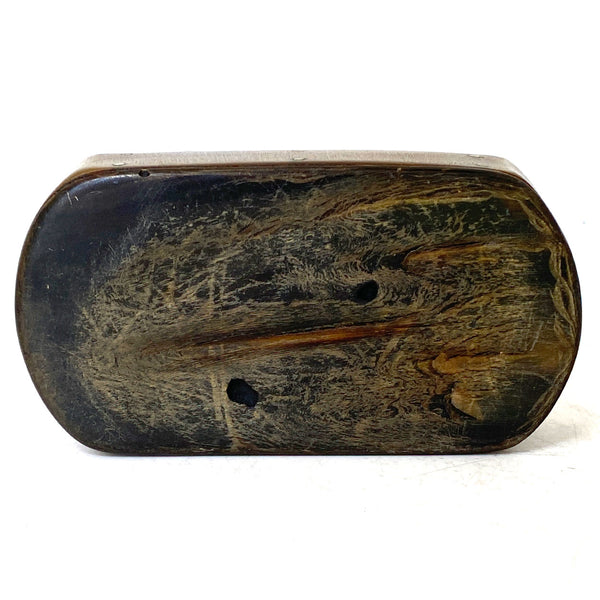Victorian Horn Snuff Box and Cigar Cutter