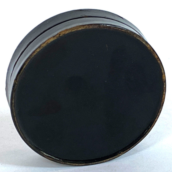 German Lacquered and Painted Paper-Mache Table Snuff Box