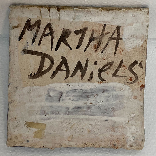 Vintage American MARTHA DANIELS Modernist Ceramic Tile