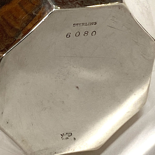 American Whiting Sterling Silver Tea Caddy