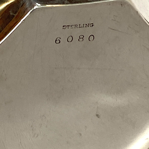 American Whiting Sterling Silver Tea Caddy