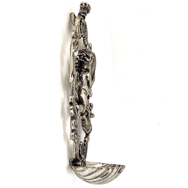 Small Vintage Italian Giovanni Raspini .800 Silver Church Wall Font