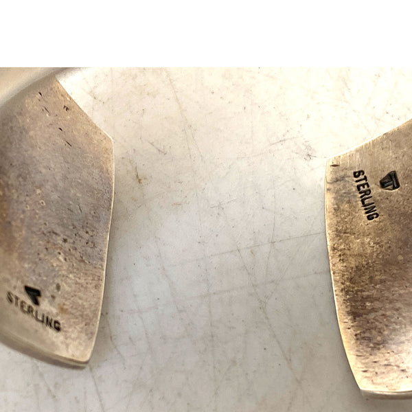 Native American THOMAS SINGER Navajo Silver Kokopelli Cuff Bracelet