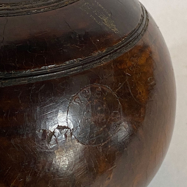 Collection Five Large Scottish Thomas Taylor Lignum Vitae Lawn Bowls