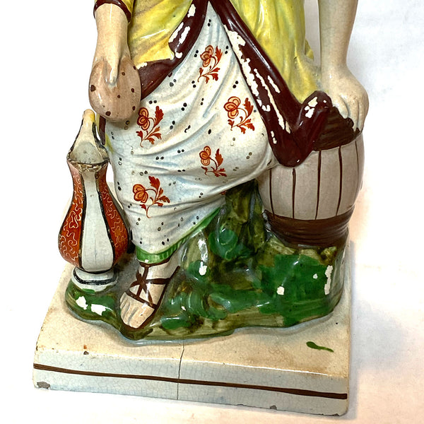English Enoch Wood Staffordshire Pearlware Widow of Zarephath