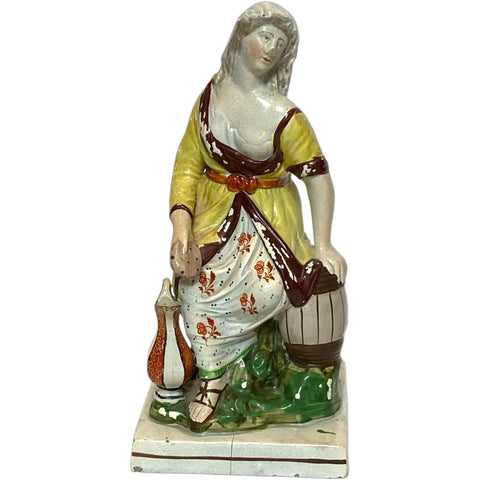 English Enoch Wood Staffordshire Pearlware Widow of Zarephath