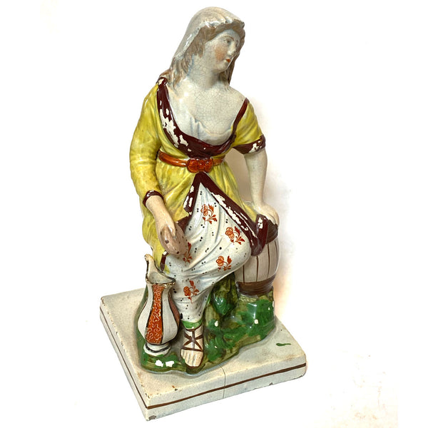 English Enoch Wood Staffordshire Pearlware Widow of Zarephath