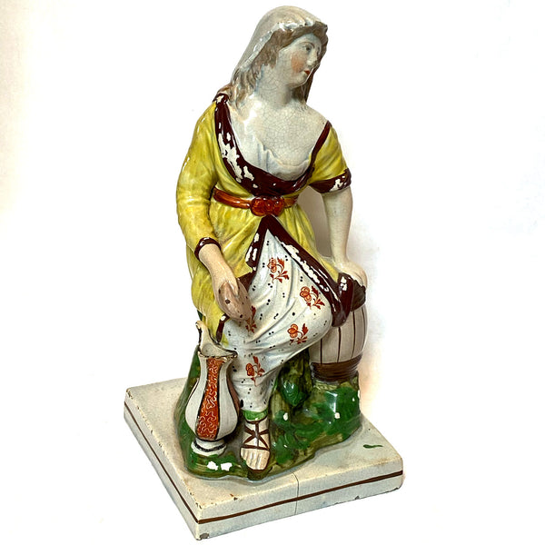 English Enoch Wood Staffordshire Pearlware Widow of Zarephath