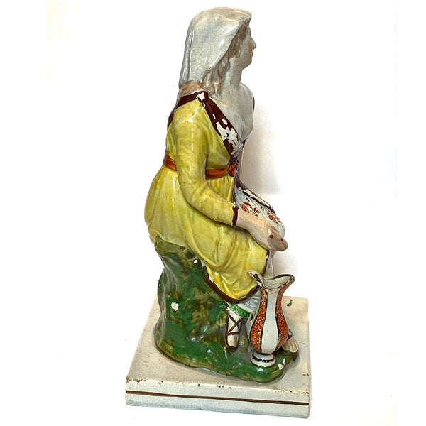 English Enoch Wood Staffordshire Pearlware Widow of Zarephath