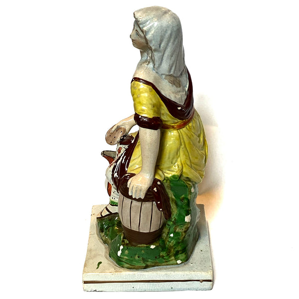 English Enoch Wood Staffordshire Pearlware Widow of Zarephath