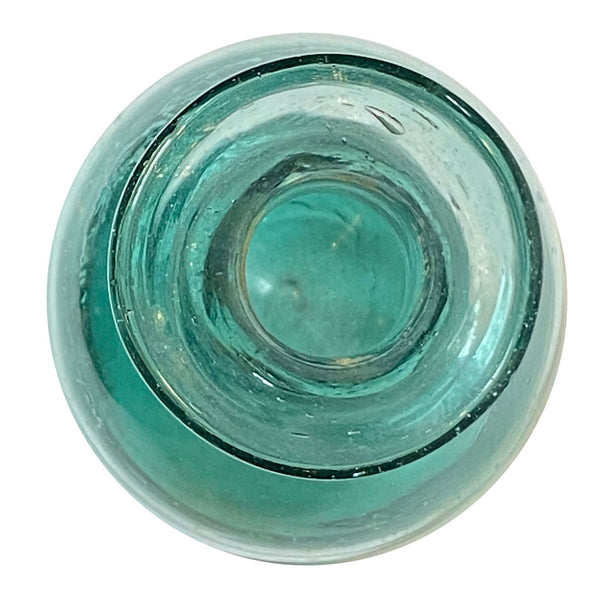 Early American Mid-Atlantic Glass Aquamarine Utility Bottle