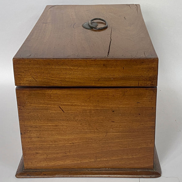 English Regency Mahogany Tea Caddy Box