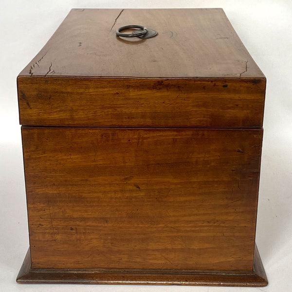 English Regency Mahogany Tea Caddy Box