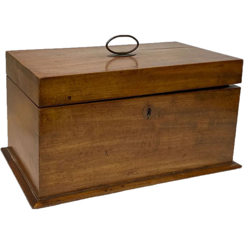 English Regency Mahogany Tea Caddy Box