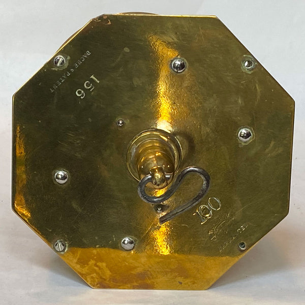 English George Salter & Co. Brass Clockwork Fireplace Roasting Spit (Bottle-Jack)